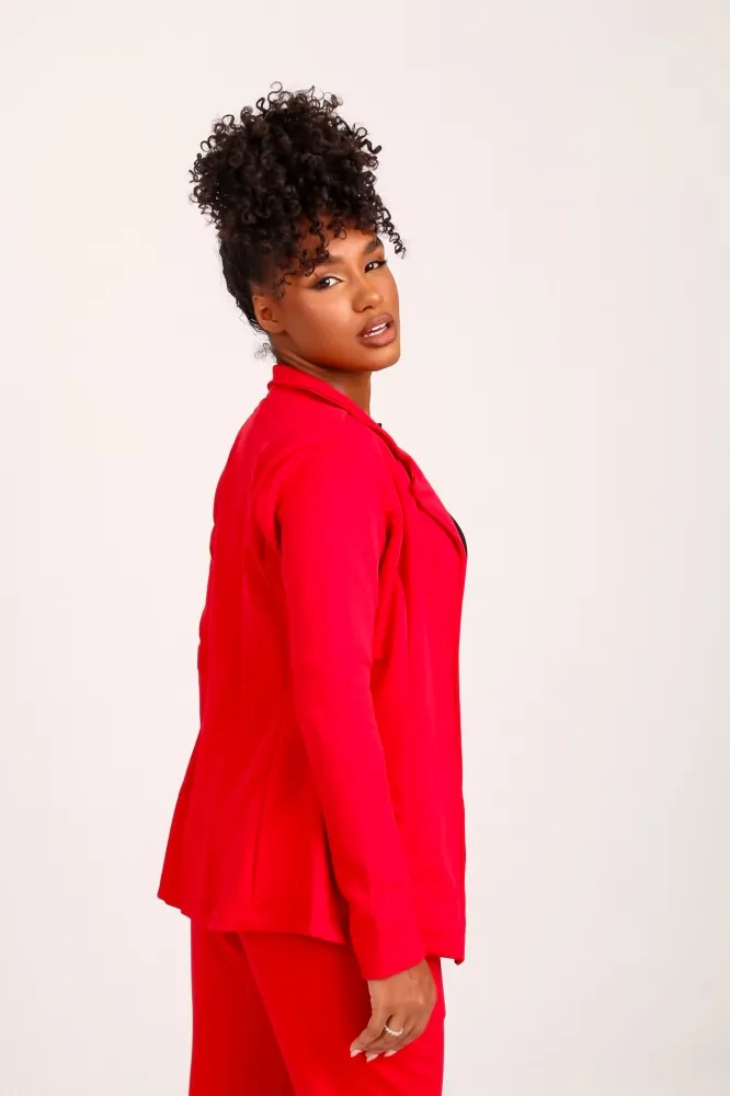 Blazer de luxo  Lady Griffe Vermelho