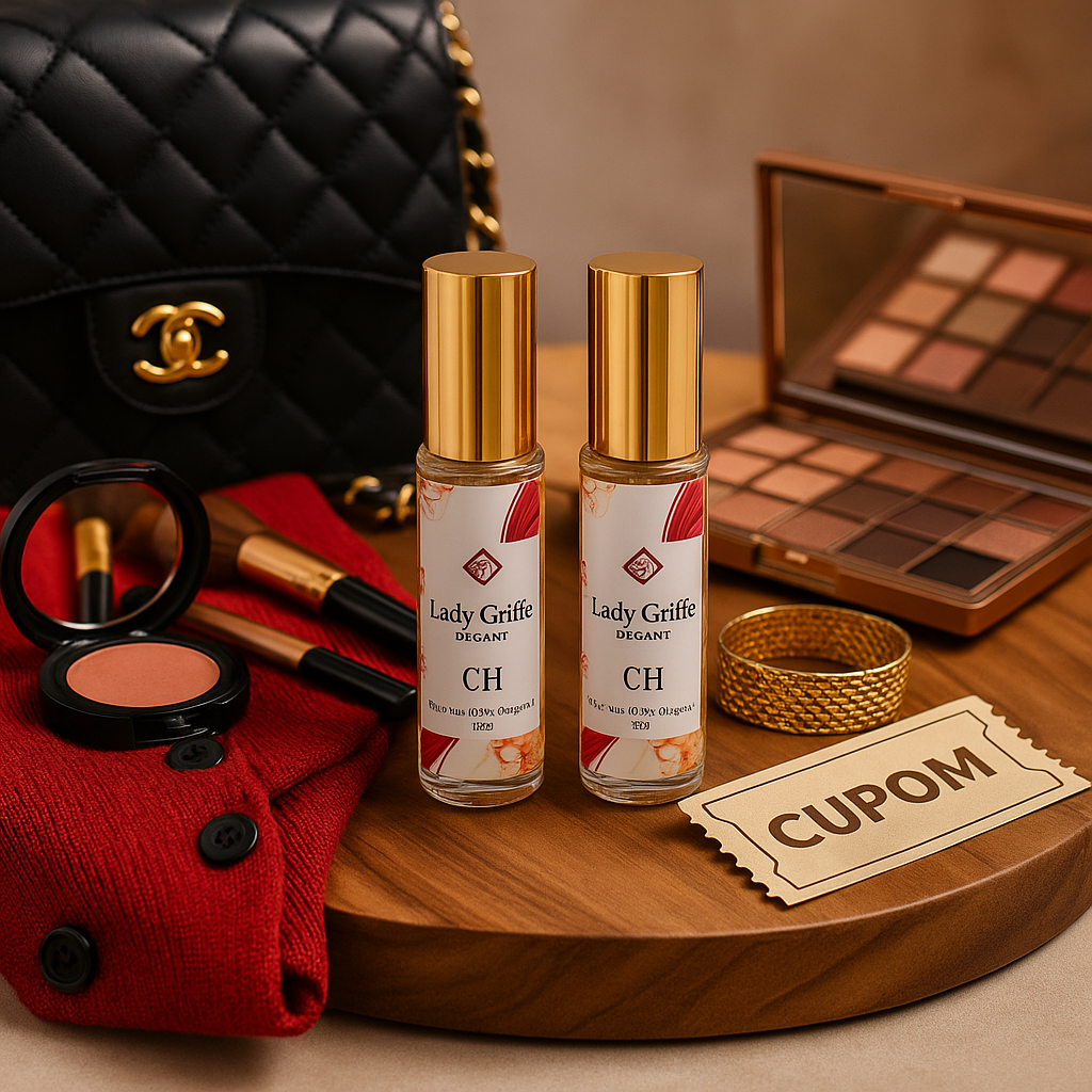 Personalização Decant Lady Griffe Transforme um perfume de 100 ml em 10 Decants exclusivos e lucre até 120% com sua fragrância original