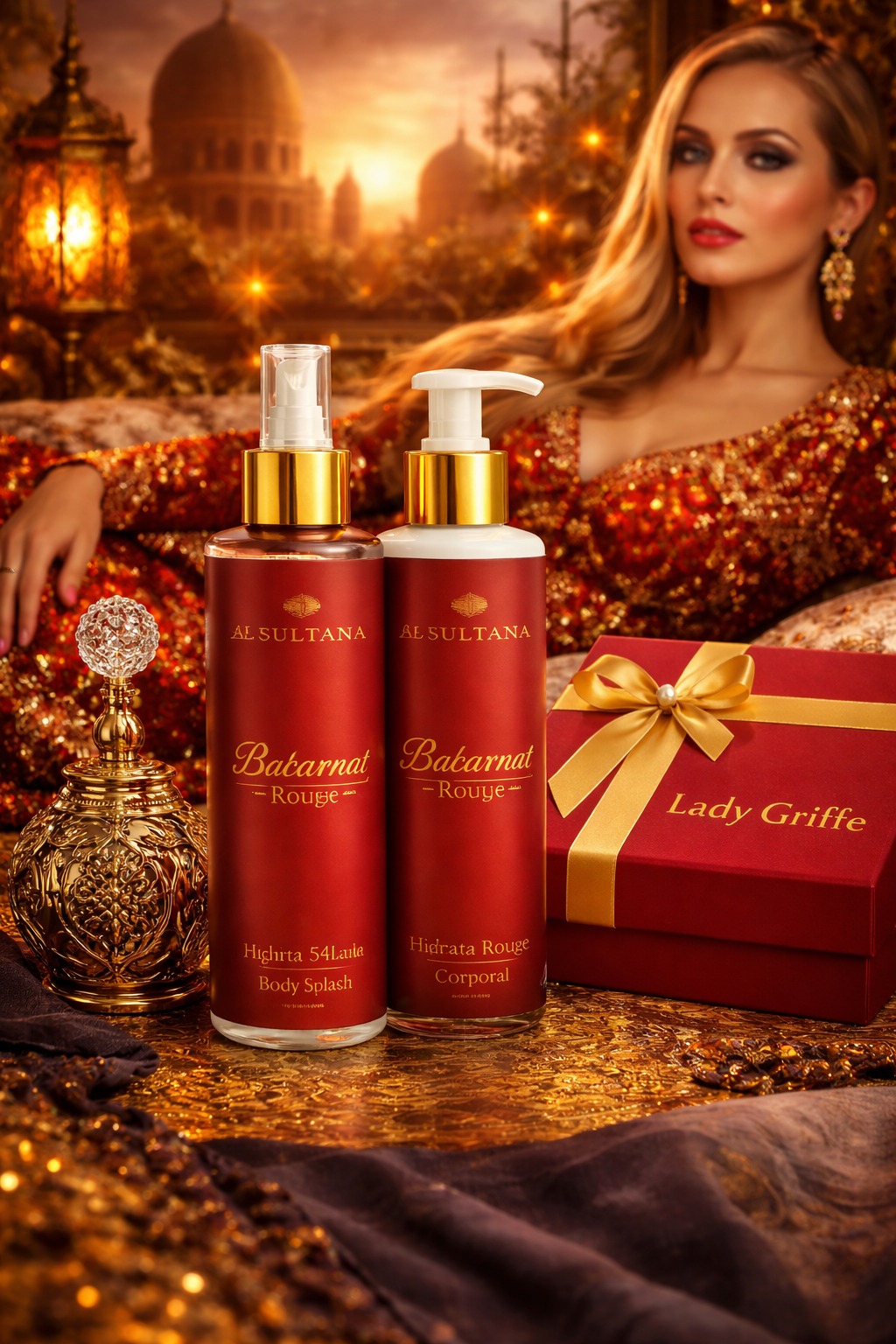 Kit Âmbar Rouge Body Splash + Hidratante 200ml - Imagem 2