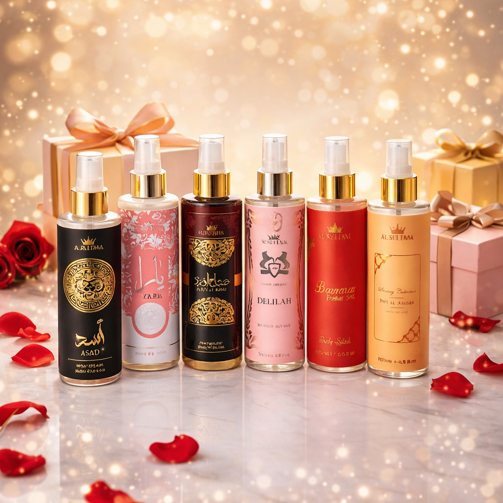 Combo com 6 Body Splash Árabes Mais Vendidos