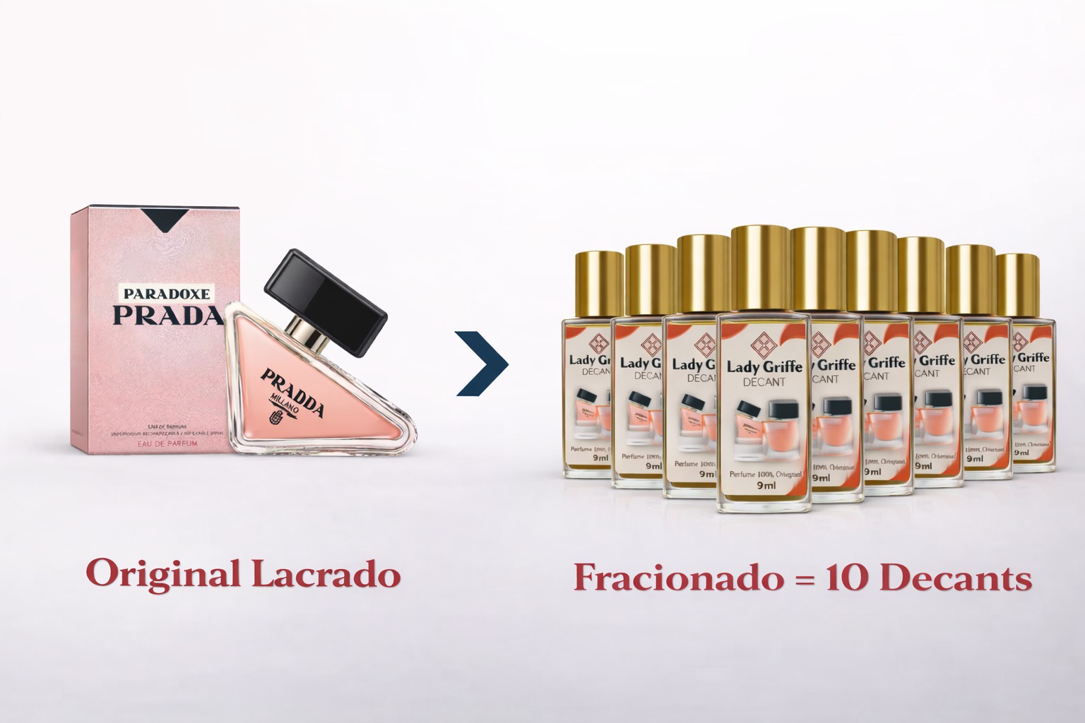 Prada Francionado/ 10 Decants Autoral - Perfume Original