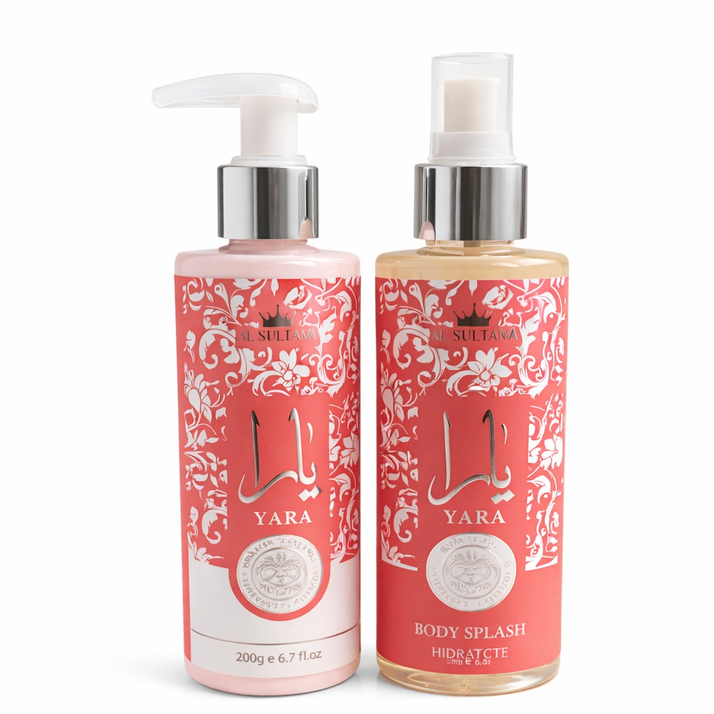 Kit Yara Body Splash + Hidratante de 200 ml