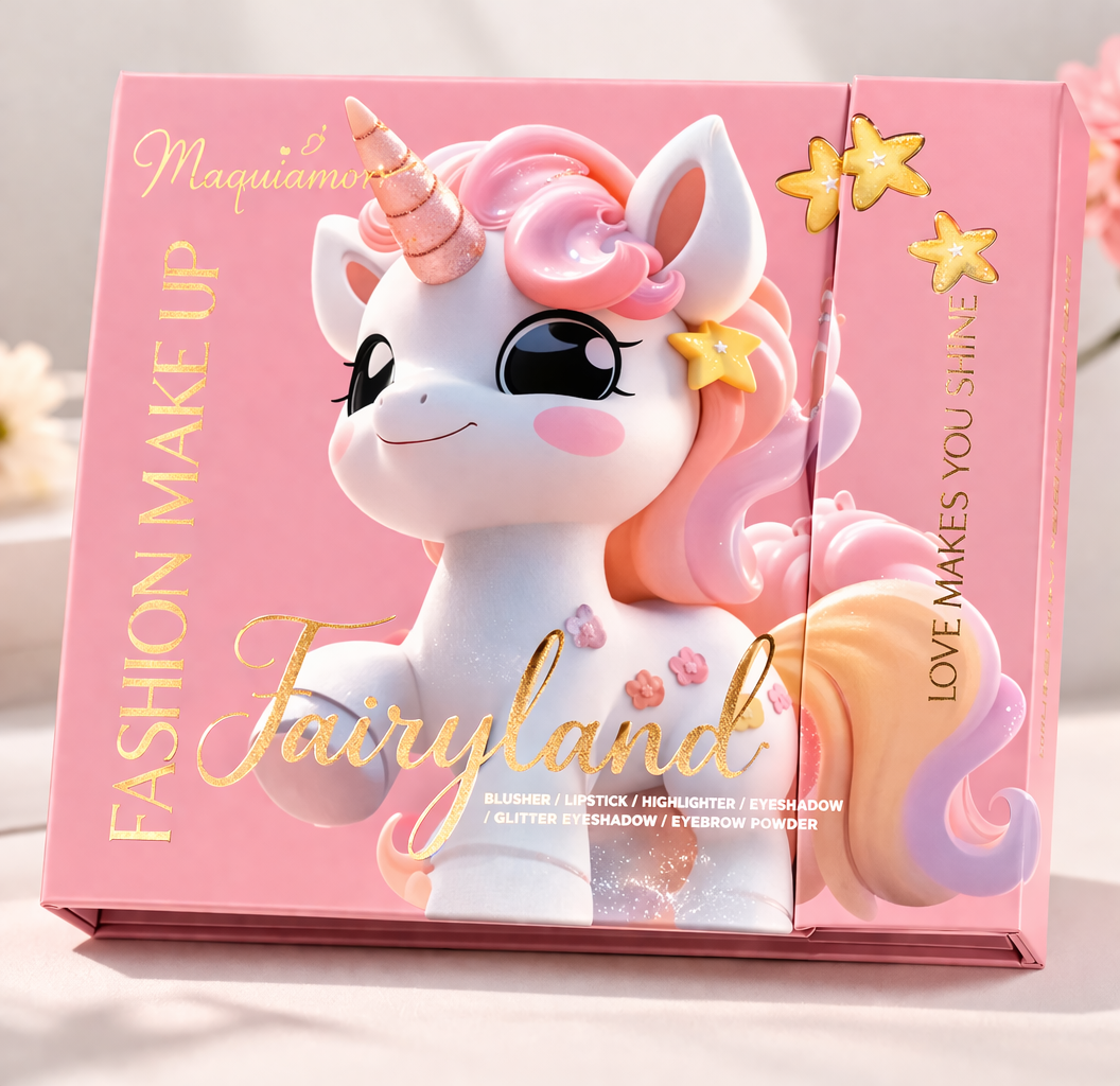 Paleta Estojo Kit de Maquiagem Yoyo Maquiam Infantil Encantadora, divertida e cheia de charme, a Paleta Estojo Yoyo Maquiamor Unicórnio Infantil é perfeita para presentear e encantar as pequenas que amam o universo da beleza.