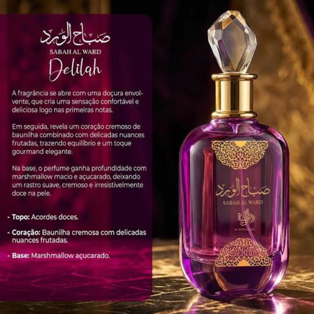 Sabah Al Ward Delilah Al Wataniah Feminino EDP 100ml - Imagem 2